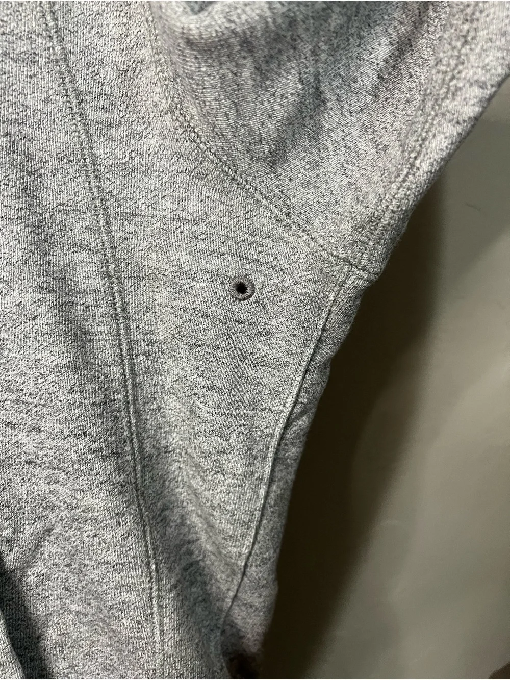 Jordan Air Men’s Wings Fleece Gray Full Zip Athleisure Hoodie Sweater